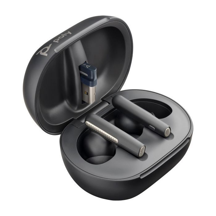 Навушники Poly Voyager Free 60+ Earbuds + BT700A + TSCHC Black (7Y8G3AA) зображення 5