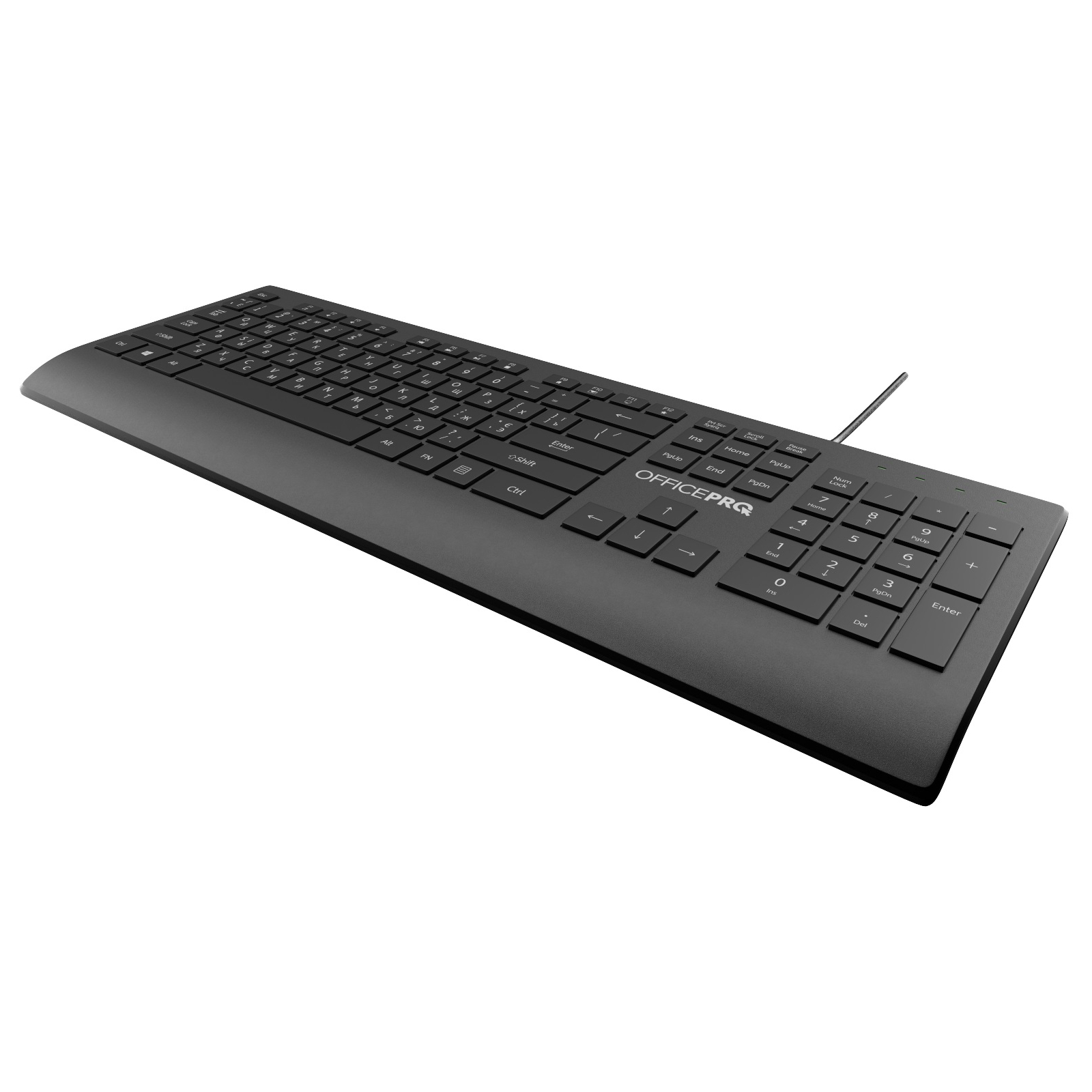Клавіатура OfficePro SK360 USB Black (SK360) зображення 3