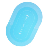 Килимок для ванної Stenson суперпоглинаючий 40 х 60 см овальний світло-блакитний (R30939 l.blue)