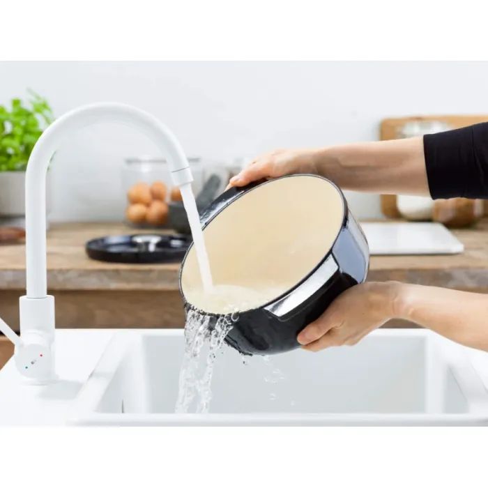 Каструля KitchenAid чавунна з кришкою 3,3 л Червона (CC006057-001) зображення 9