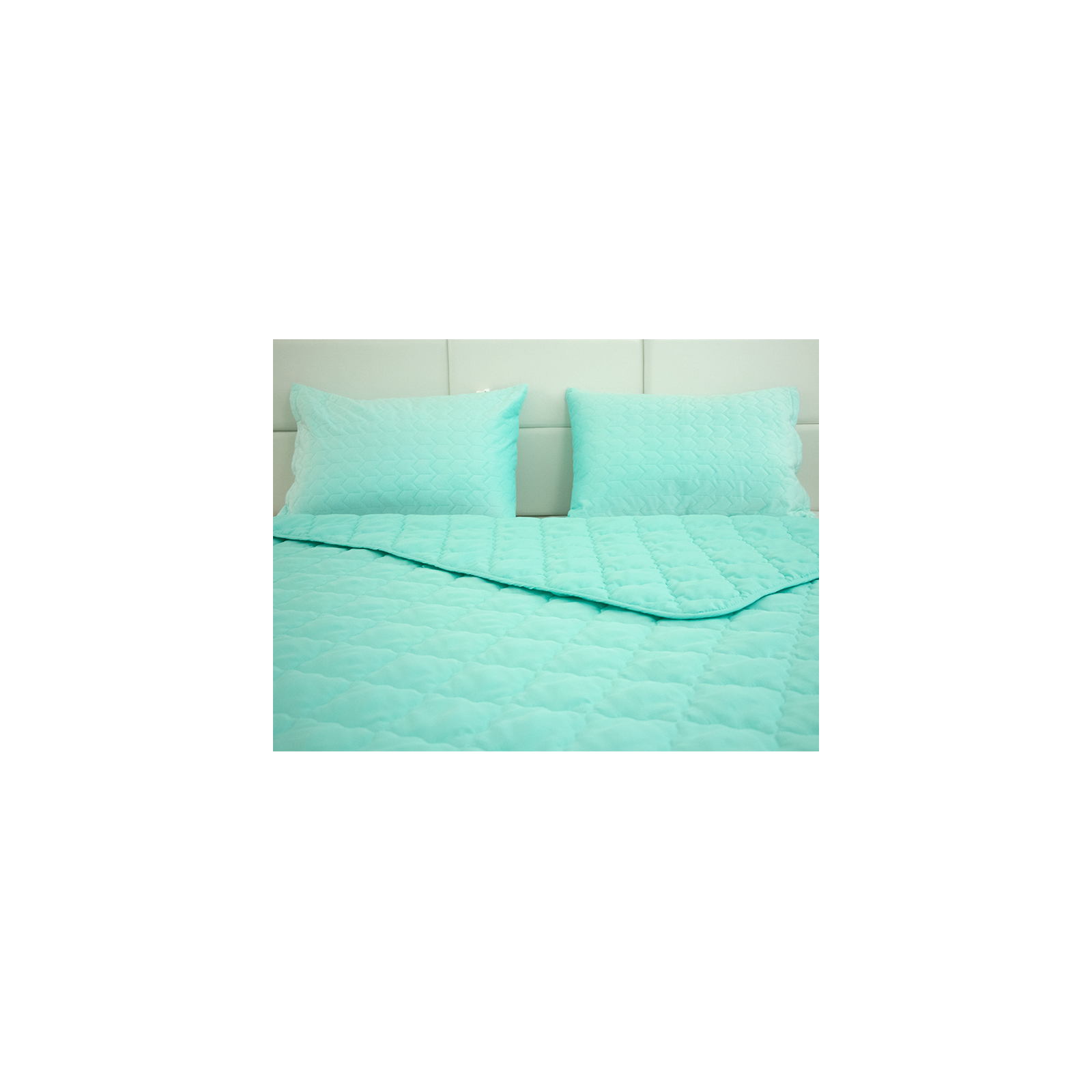 Ковдра Руно літня силіконова Легкість бірюзова 140х205 см (321.52СЛКУ_Бірюзовий) зображення 8