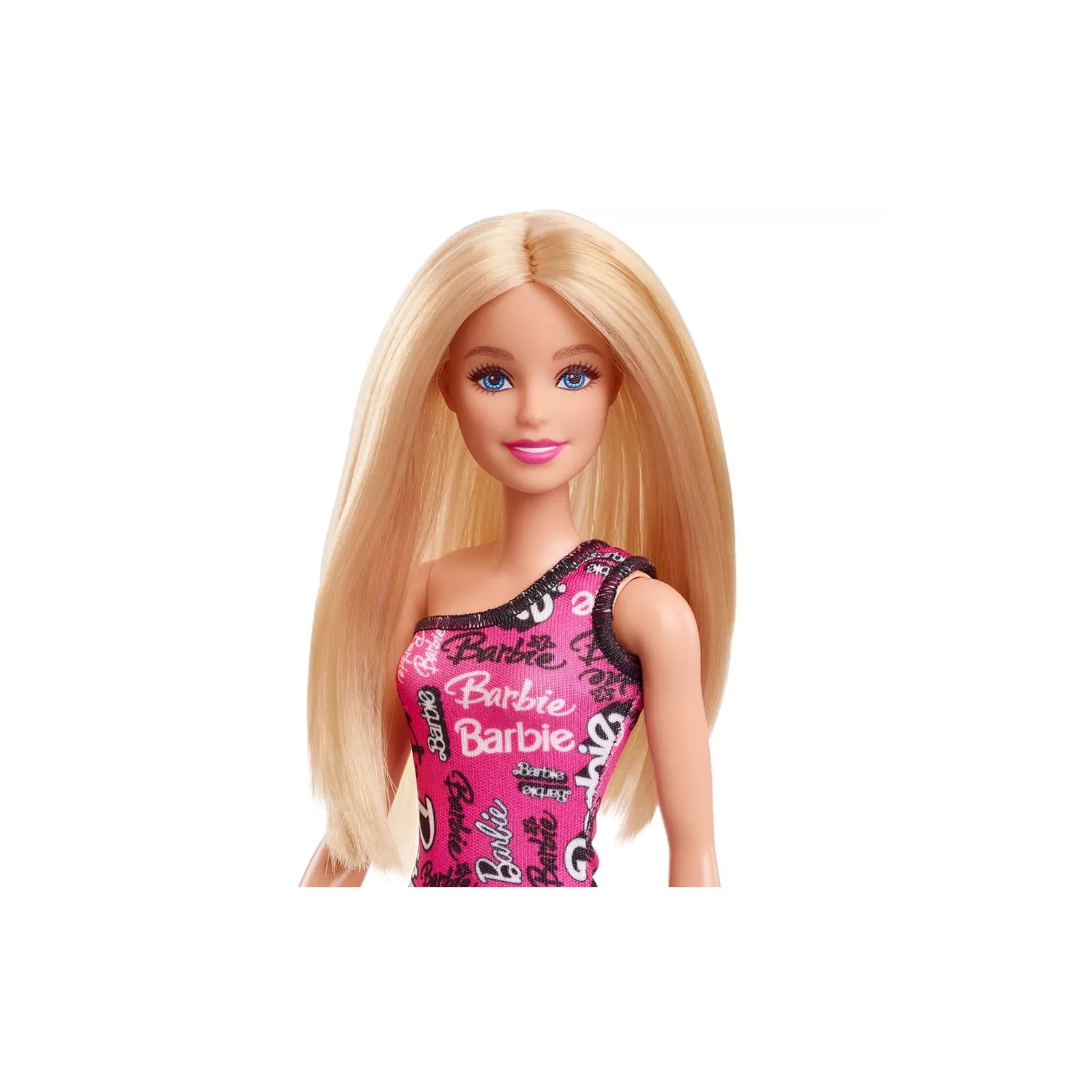 Лялька Barbie Супер стиль Блондинка у брендованій сукні (HRH07) зображення 4