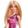 Кукла Barbie Супер стиль Блондинка в брендированном платье (HRH07) изображение 4