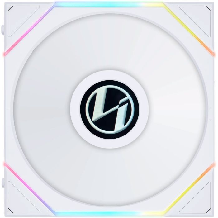 Кулер для корпуса Lian Li TLLCD 120-3, White Cooler (G99.12TLLCD3W.00) изображение 4