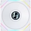 Кулер для корпуса Lian Li TLLCD 120-3, White Cooler (G99.12TLLCD3W.00) изображение 4