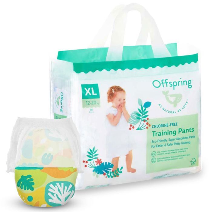 Подгузники Offspring трусики Размер XL (12-20 кг) 30 шт, Лес (9355465009107) (DP-OI-FAP-XL30P-FRT)