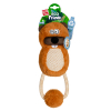 Игрушка для собак GiGwi Eco Friendz Бобер с веревкой 30 см (2247) изображение 2