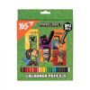 Олівці кольорові Yes 24 кольорів Minecraft Heroes (290740)