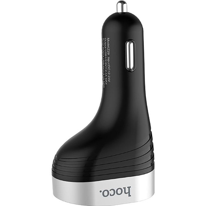 Зарядное устройство HOCO Z29 2xUSB Black (6957531092186) изображение 4