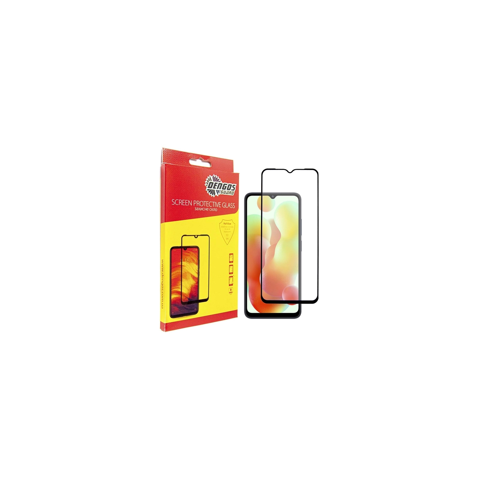 Чехол для мобильного телефона Dengos Kit for Xiaomi Redmi 12C case + glass (Green) (DG-KM-53) изображение 4