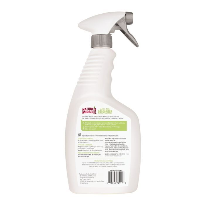 Спрей для животных 8in1 Nature's Miracle Aloe Rain дезодорирующий 709 мл (18065984418) изображение 2