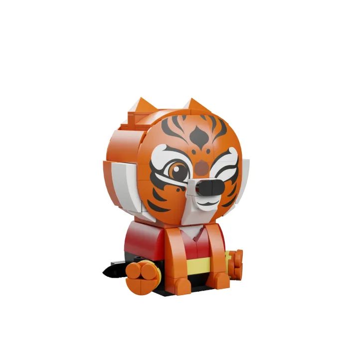 Конструктор Pantasy Kung Fu Panda Серия Сидящий малыш - Тигрица (99125) изображение 4