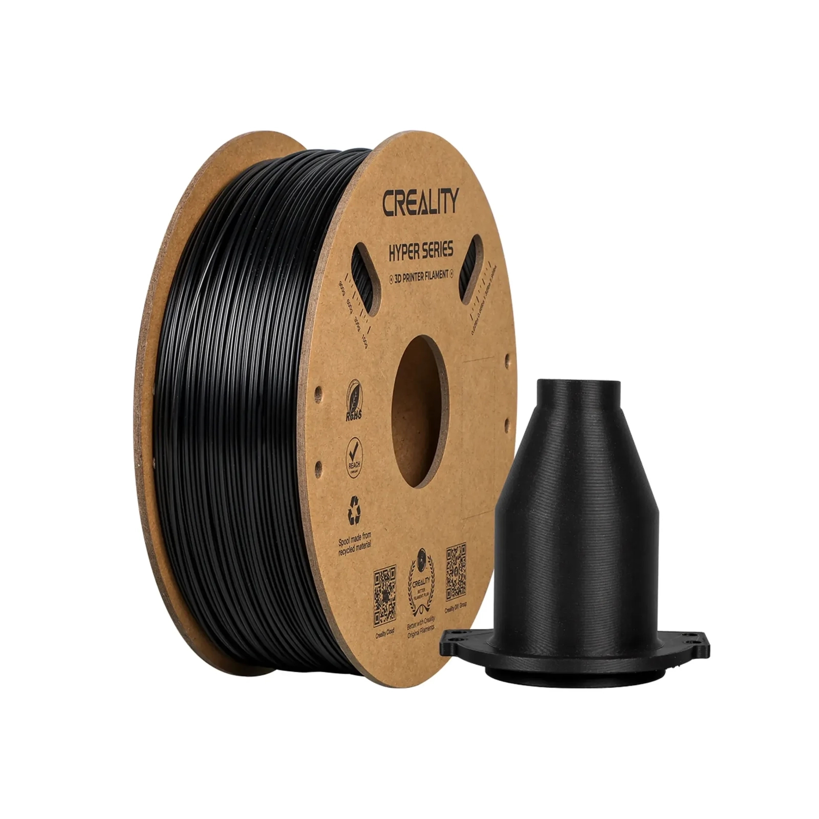 Пластик для 3D-принтера Creality ABS Hyper 1кг, 1.75мм, black (3301020042)
