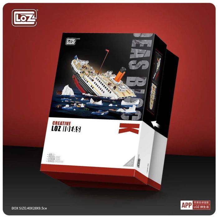 Конструктор LOZ mini Титаник без фигурок (1060) изображение 2