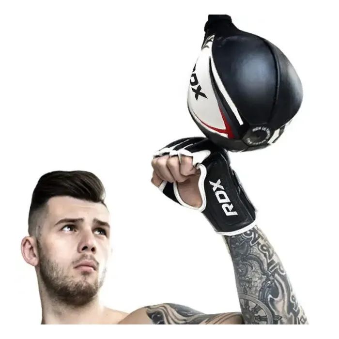 Груша боксерская RDX 2Y Boxing Speed Ball Leather Multi Yellow/Blue (2SBL-S2YU) изображение 5