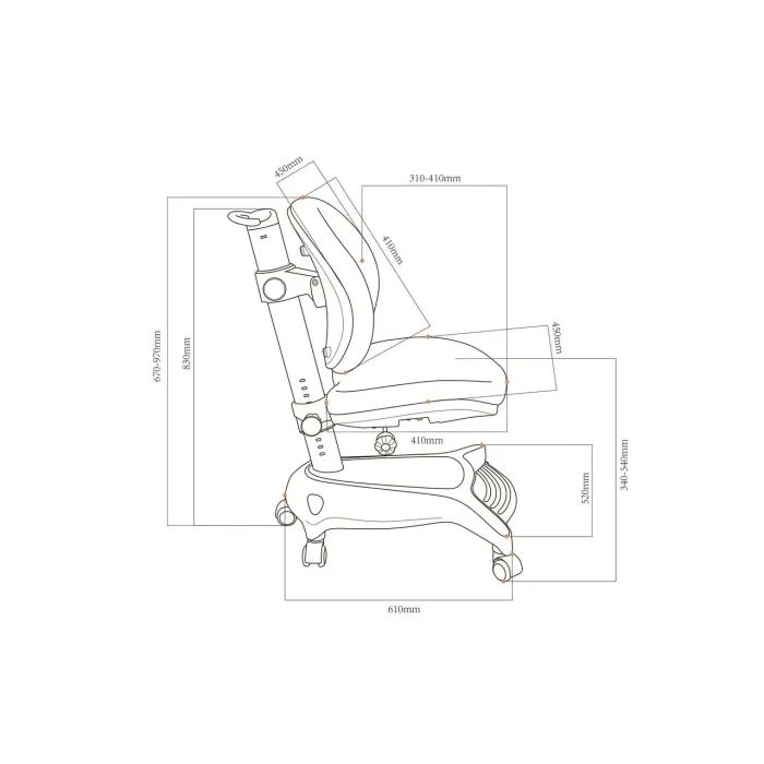 Детское кресло Cubby Adonis Grey (800819) изображение 9