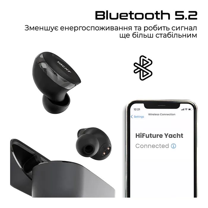 Навушники HiFuture Yacht Black (yacht.black) зображення 2