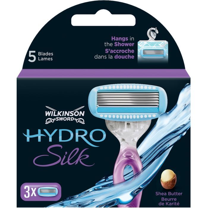 Сменные кассеты Wilkinson Sword Hydro Silk 3 шт. (4027800006007)