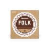 Струны для гитары D'Addario Folk Nylon Ball End Silver Wound / Black Treble (EJ32)