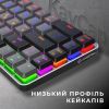 Клавіатура GamePro MK122R Red Swich Low Profile Wireless Dark Gray (MK122R) зображення 5