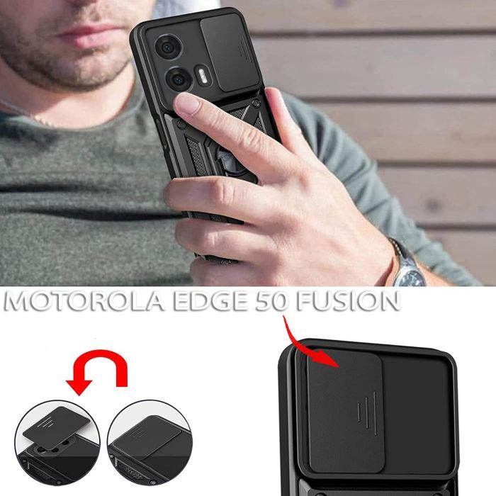 Чехол для мобильного телефона BeCover Military Motorola Edge 50 Fusion Black (712162) изображение 3