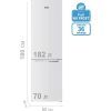 Холодильник PRIME Technics RFN 1832 E (RFN1832E) зображення 3