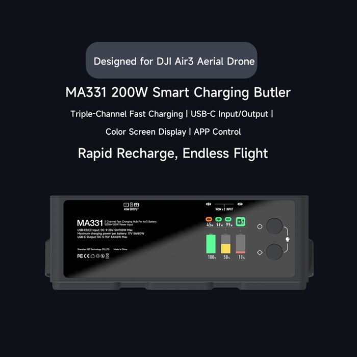Зарядное устройство для дрона iSDT MA331 Air 3 Series Charging Hub (iSDT-MA331) изображение 2