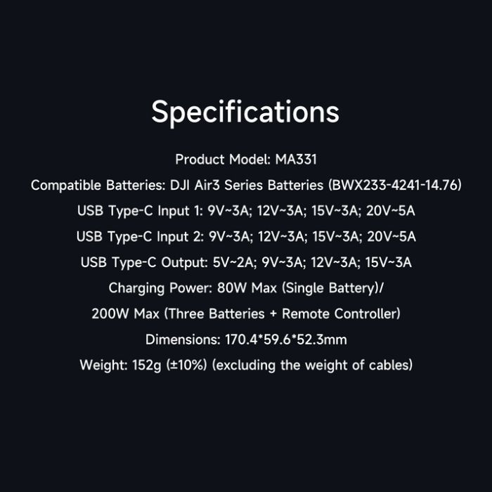 Зарядное устройство для дрона iSDT MA331 Air 3 Series Charging Hub (iSDT-MA331) изображение 8