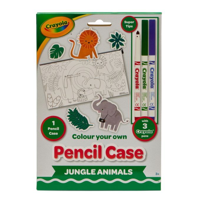 Набор для творчества Crayola Пенал-раскраска Джунгли С фломастерами (15764-A) изображение 4