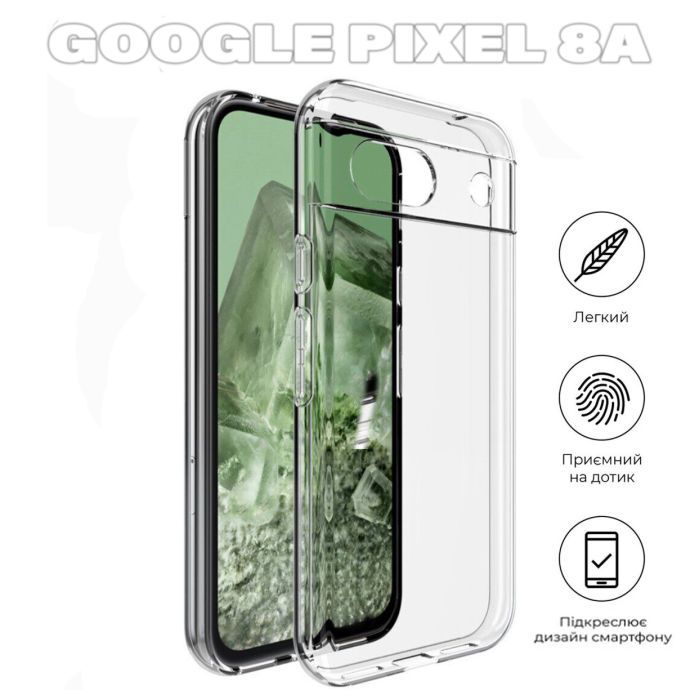 Чехол для мобильного телефона BeCover Google Pixel 8a Transparancy (711662) изображение 5