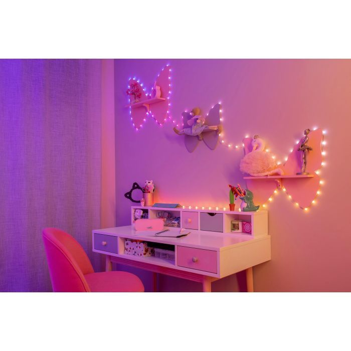 Гирлянда Twinkly Smart LED, Strings USB 100 Heart-shaped RGB LEDs, Clear Wire, USB-C (TWKH100RGB-T) изображение 12