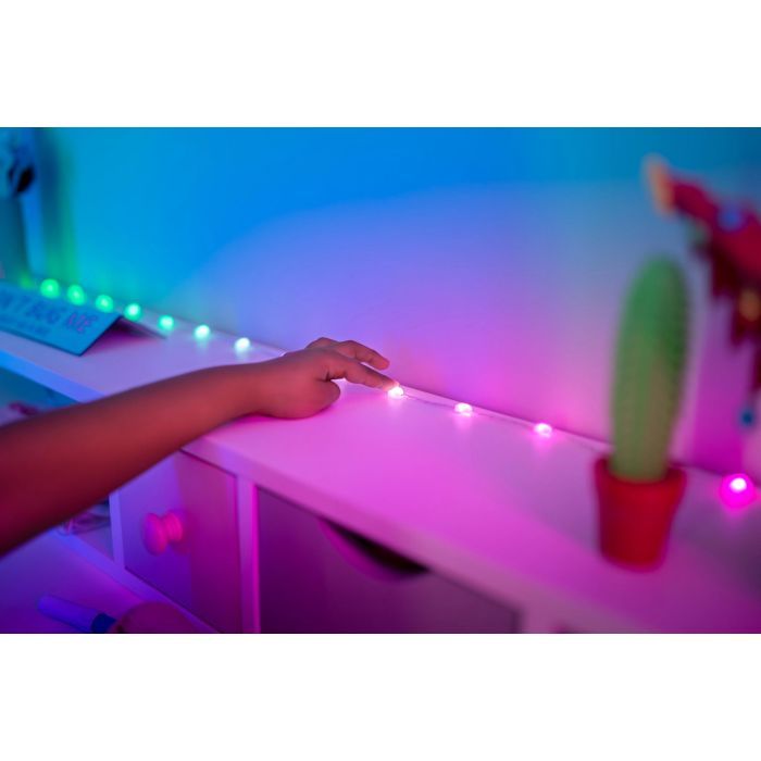 Гирлянда Twinkly Smart LED, Strings USB 100 Heart-shaped RGB LEDs, Clear Wire, USB-C (TWKH100RGB-T) изображение 4