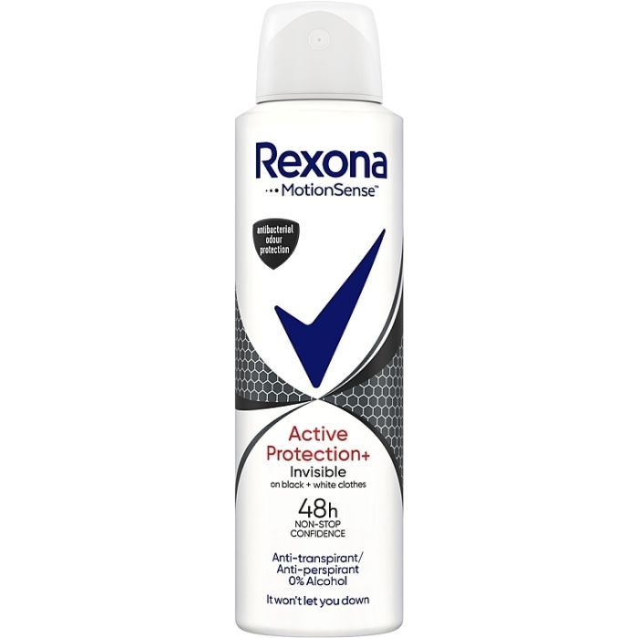 Антиперспирант Rexona Невидимый на черной и белой одежде 150 мл (8710447171301)