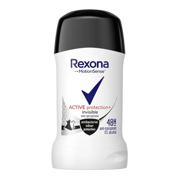 Антиперспірант Rexona Активний захист та невидимий на чорному та білому одязі 50 мл (87340655/59004790)