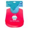 Нагрудничек Canpol babies силиконовый – красный (74/020_red) изображение 2