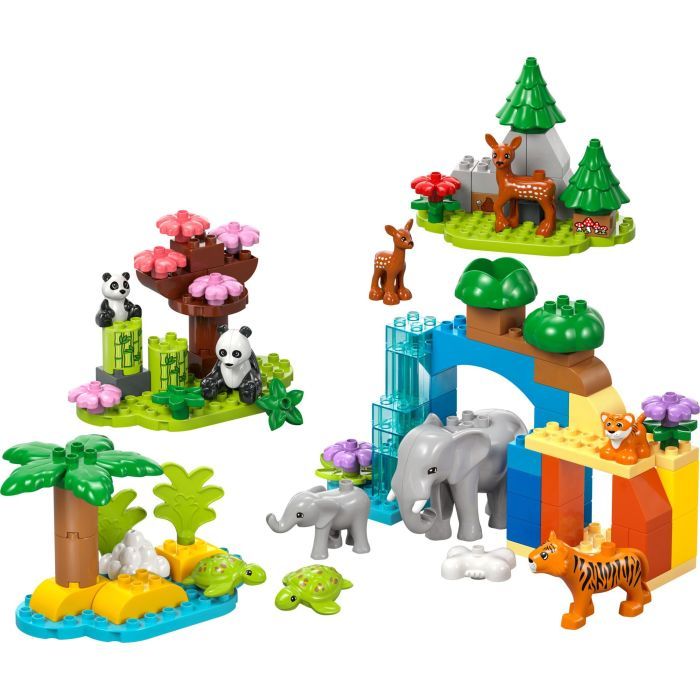 Конструктор LEGO DUPLO Town Сімейства диких тварин 3-в-1 (10446) зображення 2