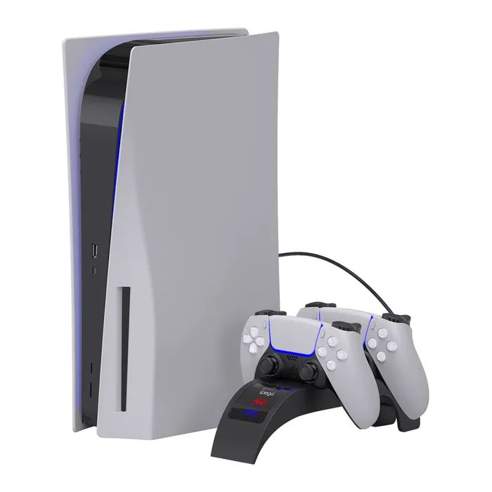 Зарядное устройство iPega PG-P5016 Для геймпадів DualSense PS5 Sony PlayStation 5 Black (PG-P5016) изображение 4