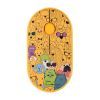 Мишка 2E MF300 PETSCATS&DOGS Silent Wireless/Bluetooth Yellow (2E-MF300WPETSYW)