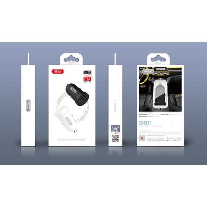Зарядное устройство XO CC18 2.1A/2 USB White (XO-CC18-WH) изображение 4