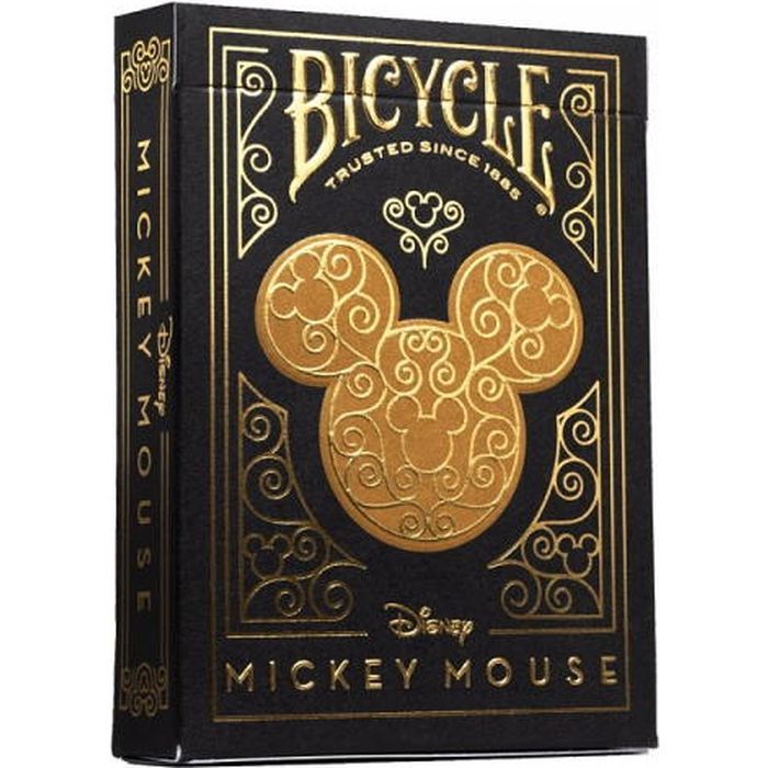 Гральні карти Bicycle Disney Mickey Mouse inspired Black and Gold (ВР_КИБДММБГ)