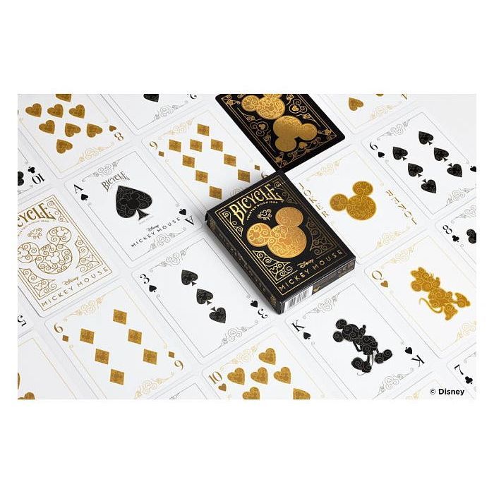 Гральні карти Bicycle Disney Mickey Mouse inspired Black and Gold (ВР_КИБДММБГ) зображення 4