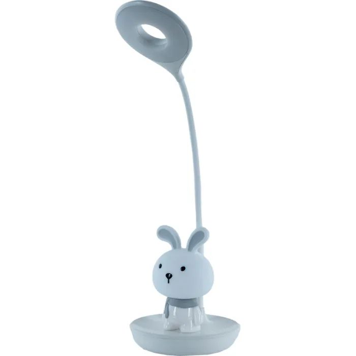 Настільна лампа Kite Bunny LED з акумулятором, блакитна (K24-492-1-3) зображення 2