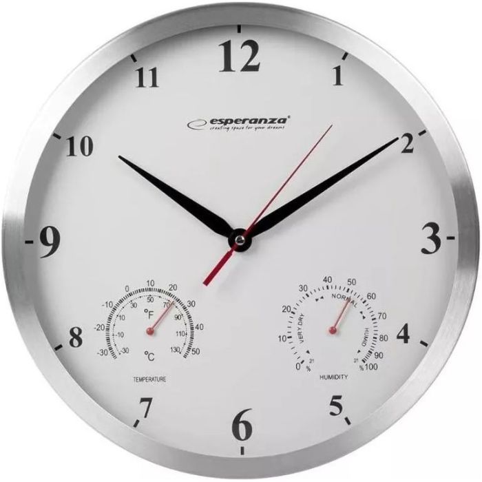 Настенные часы Esperanza Wall Clock Washington 30 см White (EHC008W)