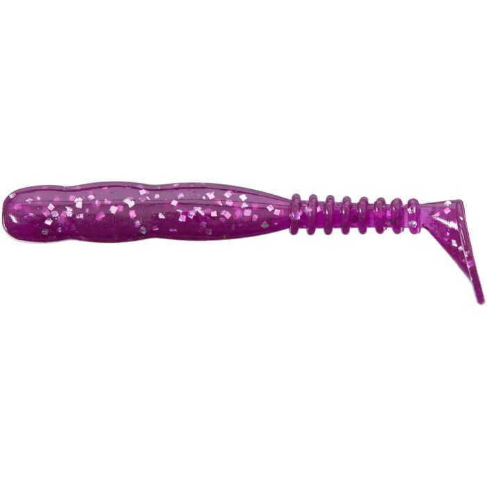 Силикон рыболовный Reins Rockvibe Shad 4" 428 Purple Dynamite (12 шт/уп.) (1552.10.32)