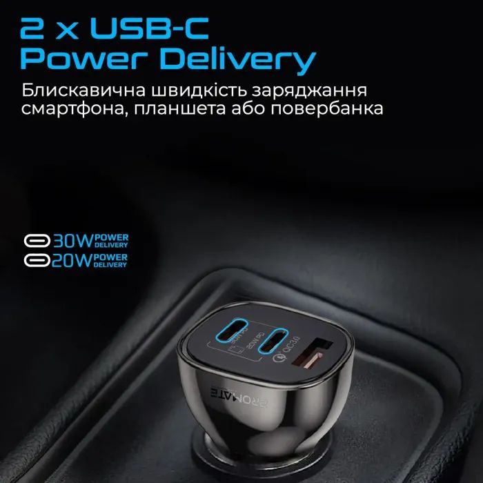 Зарядное устройство Promate transdrive-80w изображение 4