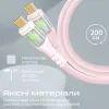 Дата кабель USB-C to USB-C transline-cc200.pink Promate (transline-cc200.pink) изображение 7