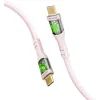 Дата кабель USB-C to USB-C transline-cc200.pink Promate (transline-cc200.pink)