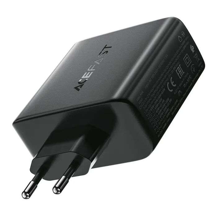 Зарядное устройство Acefast 4xUSB 100W (3xUSB-C+USB-A) Gan A94 Fast Charger Black (6974316283133) изображение 4