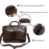 Сумка Vintage Коричнева (14152) зображення 4