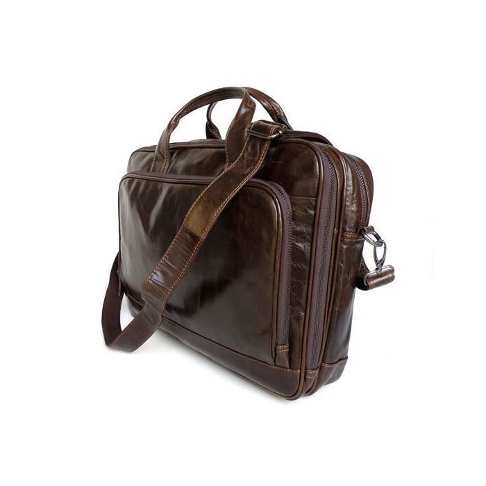 Сумка Vintage Коричнева (14152) зображення 5